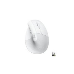 Logitech Lift Vertical Ergonomic Mouse - Optisk Trådløs Hvid for Optimal Komfort og Præcision